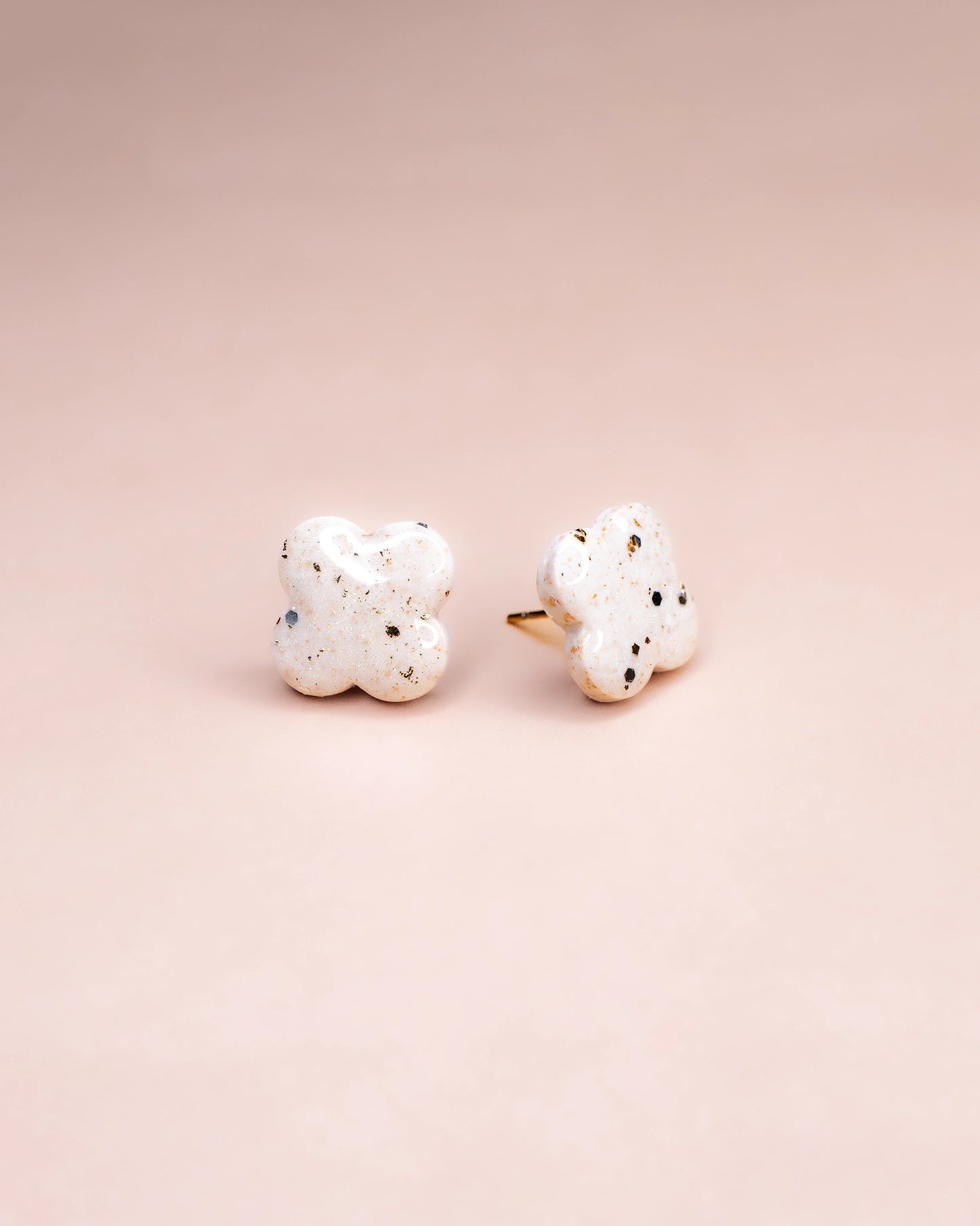 LOUISE STUDS - Orion (gold leaf)