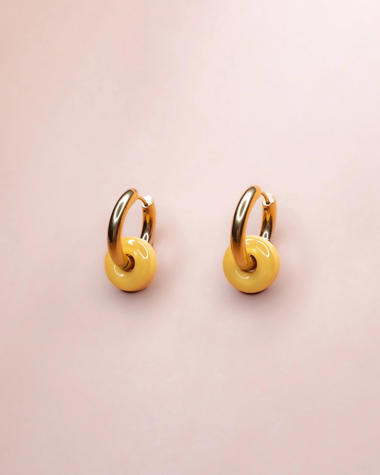 IDA HOOPS - Mustard
