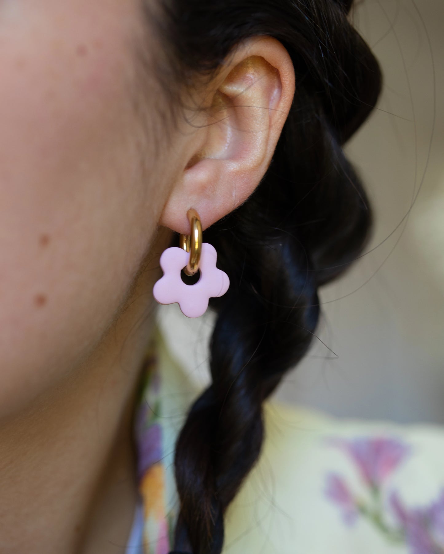 NINA HOOPS - Blush