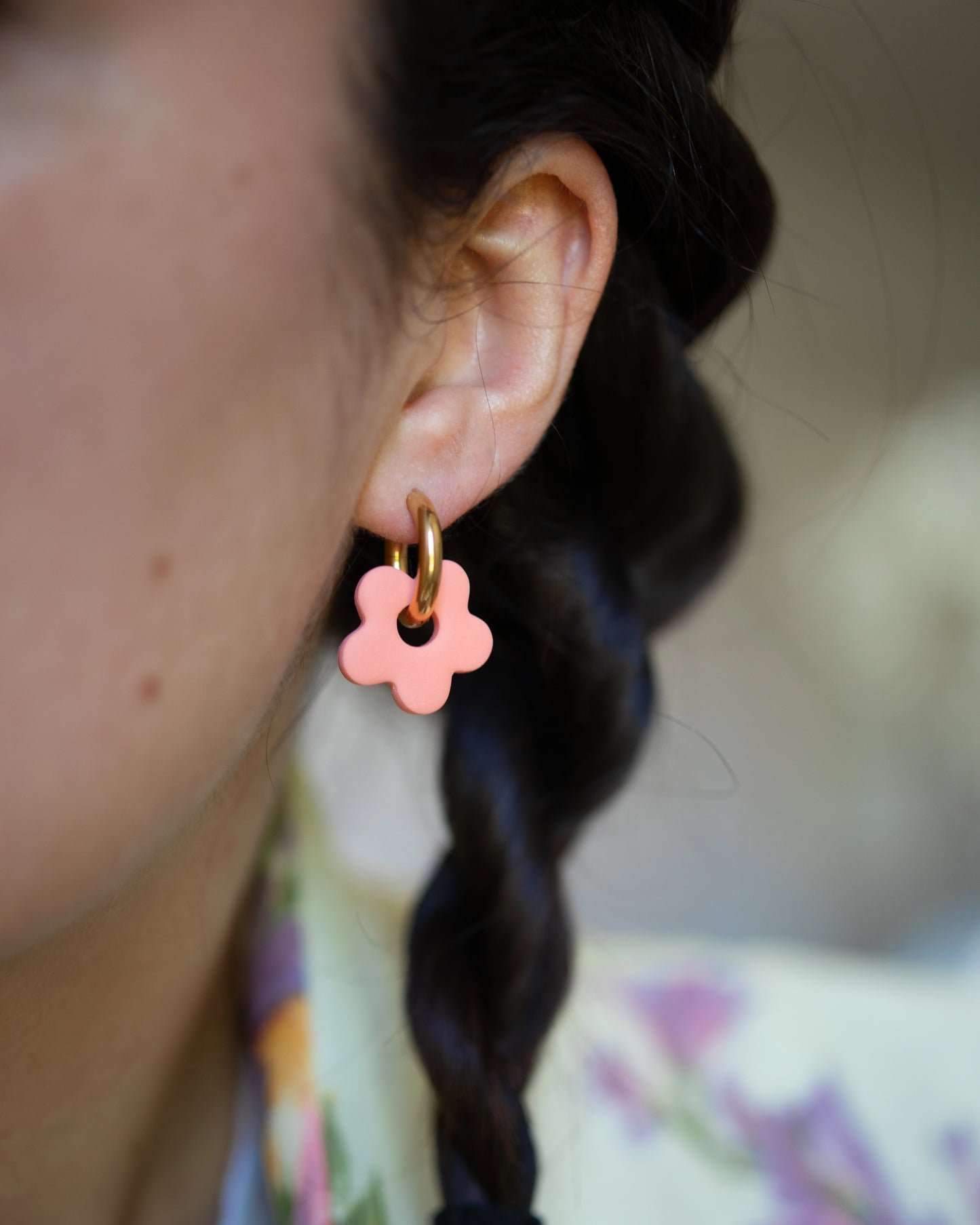 NINA HOOPS - Coral