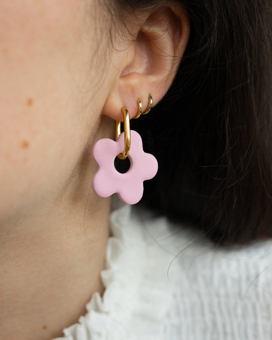 CRÉOLES NINA XL - Blush