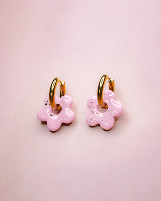 NINA HOOPS - Golden Blush