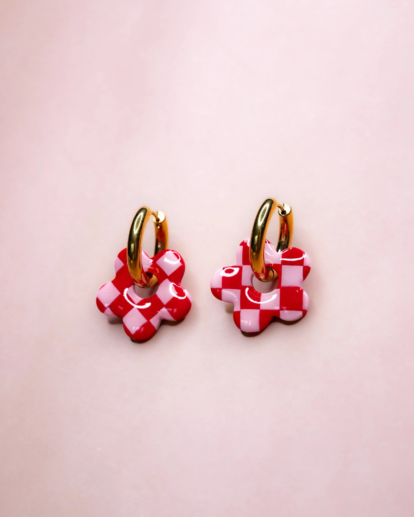 CRÉOLES NINA - Damier Rubis