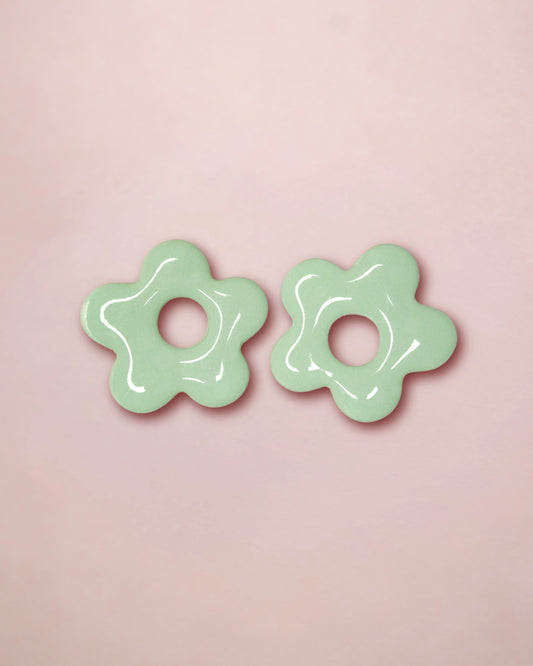 NINA HOOPS - Mint
