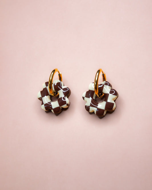 CRÉOLES COLETTE - Damier Expresso