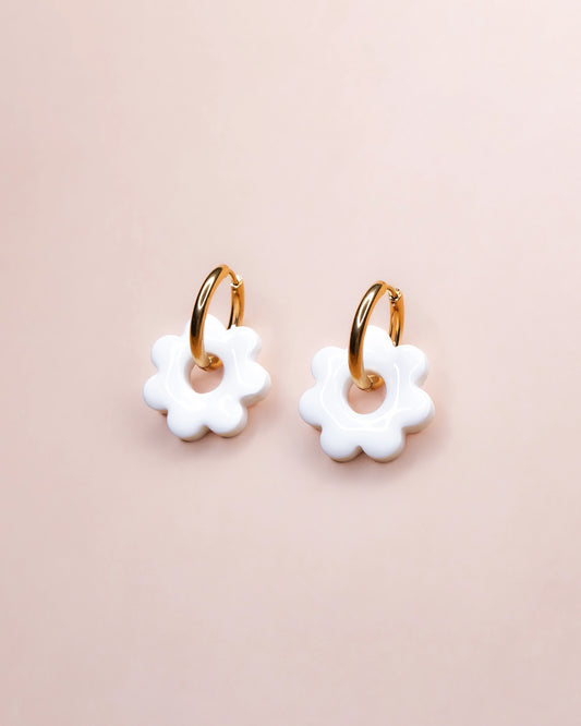 COLETTE HOOPS - Porcelain