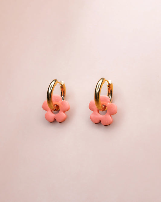 ZELDA HOOPS - Coral