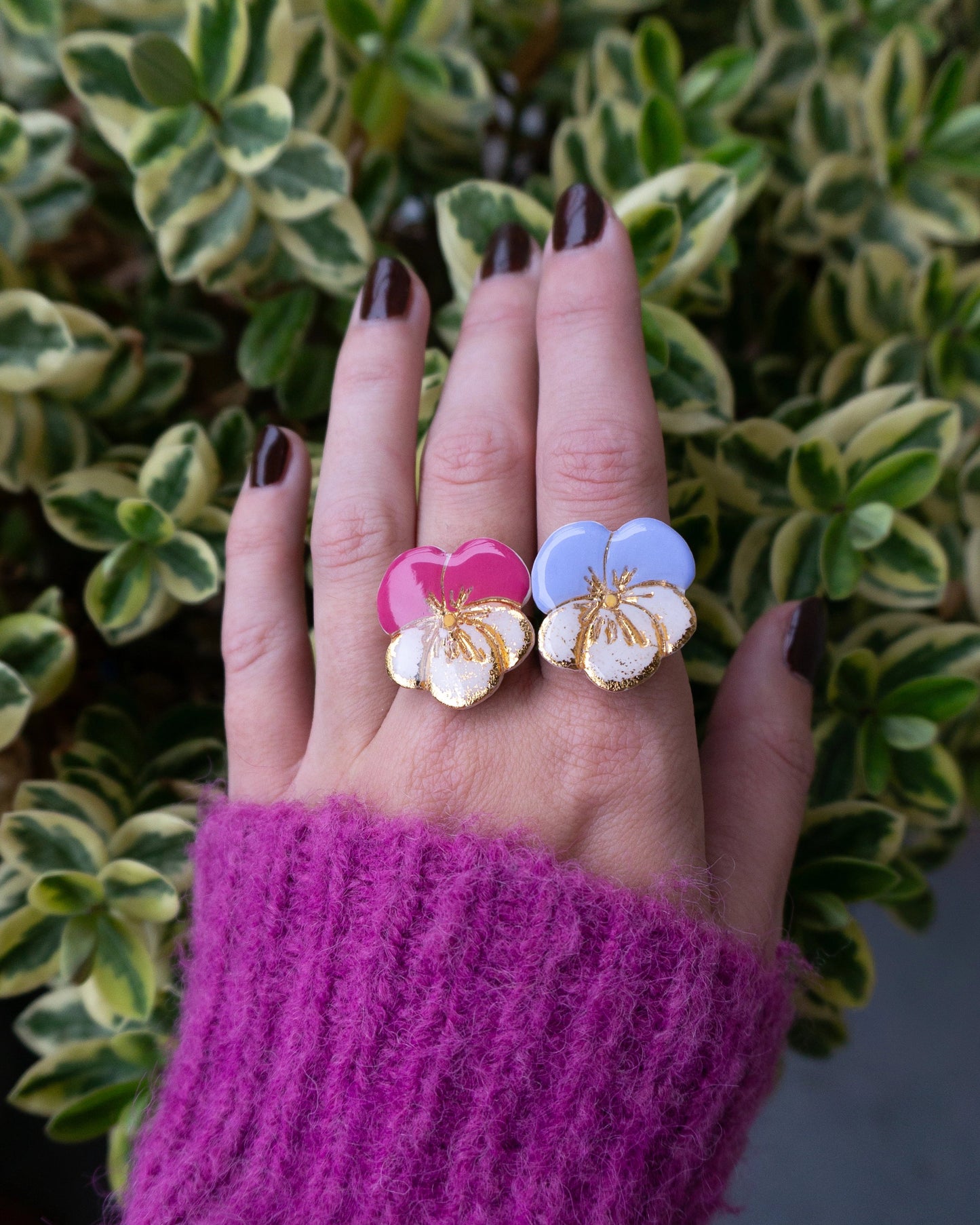 BAGUE ALICE - Lilas