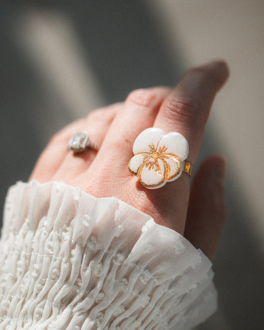 BAGUE ALICE Porcelaine
