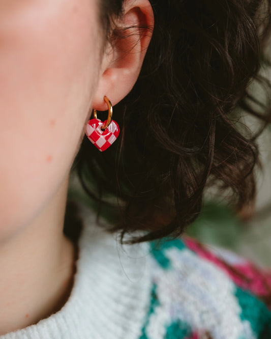 ZOLA HOOPS - Checkerboard Ruby